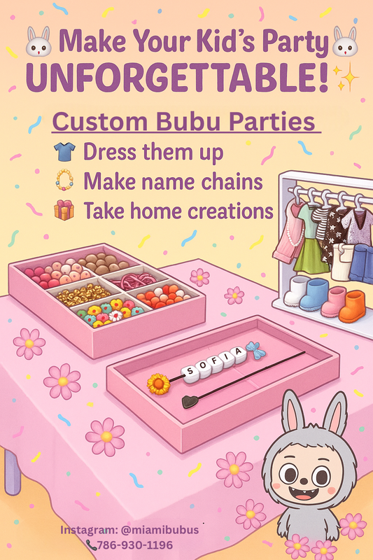 Bubu Party Service (Miami) (Reservation Deposit + read below)